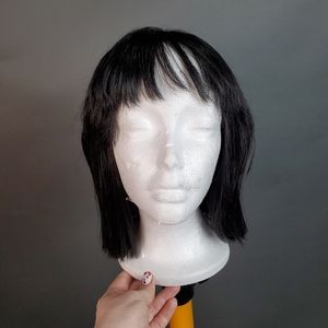 Black Bob lacefront wig w/ bangs!